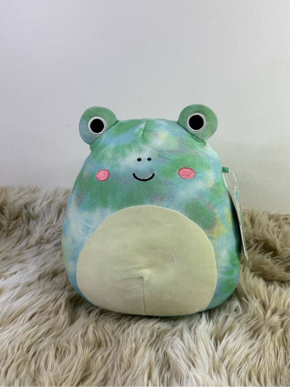 Squishmallows Ferdie the Frog 8” Tie Dye Blue Green Plush 2022 NWT
